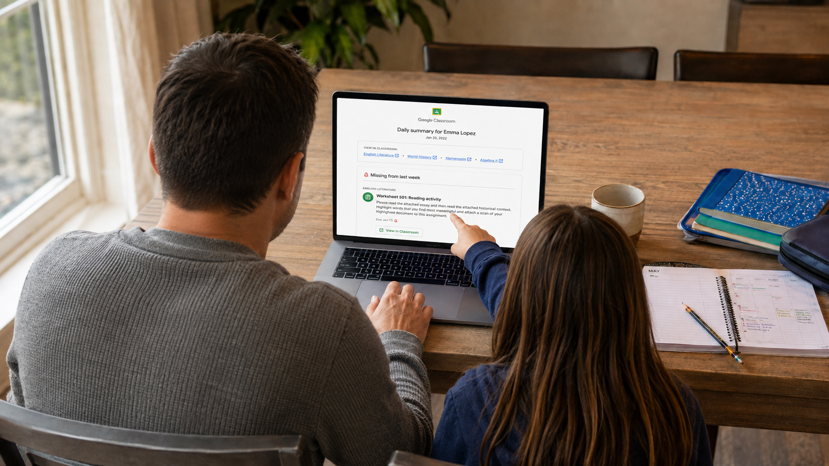 Google Classroom guardian email summaries